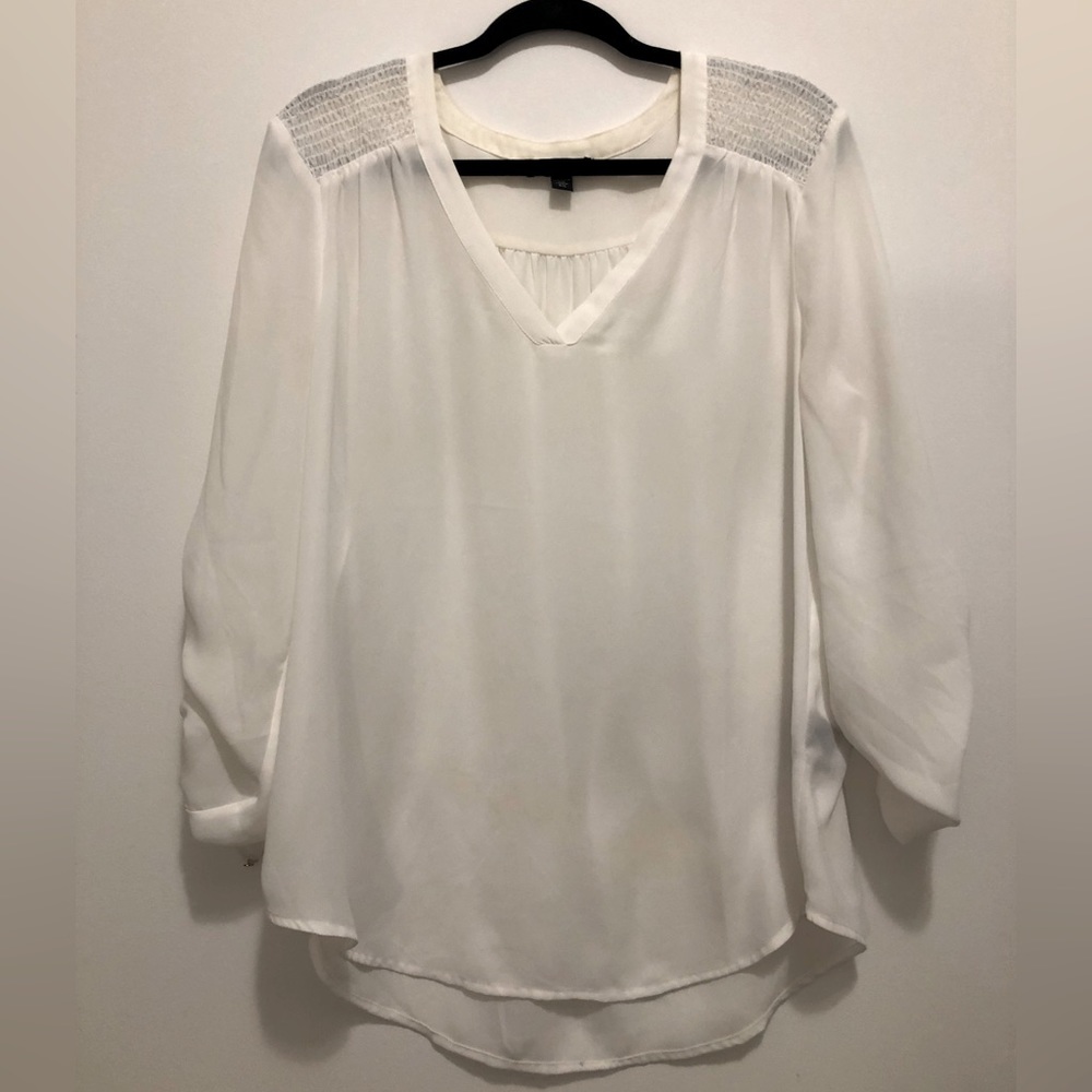Le Chateau Chiffon V-neck Blouse